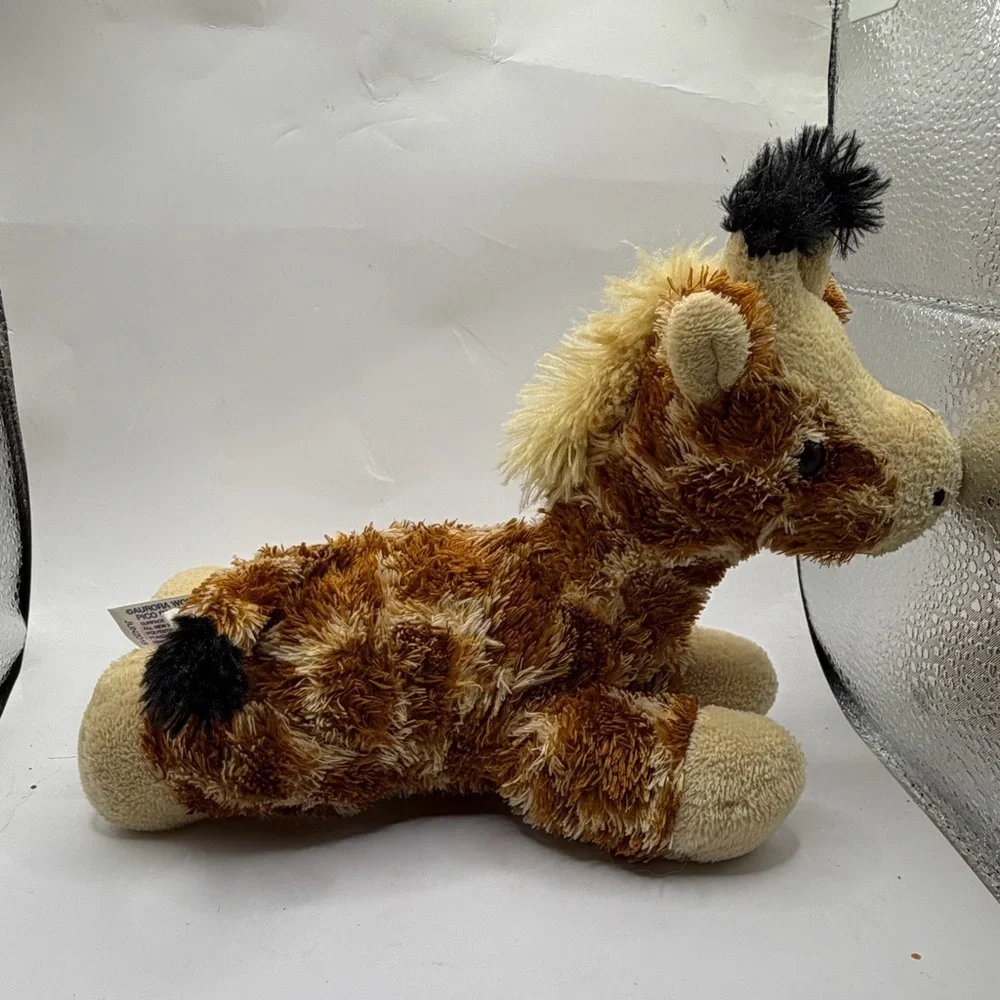 Plush Giraffe Stuffed Animal Toy - Brown and Cream